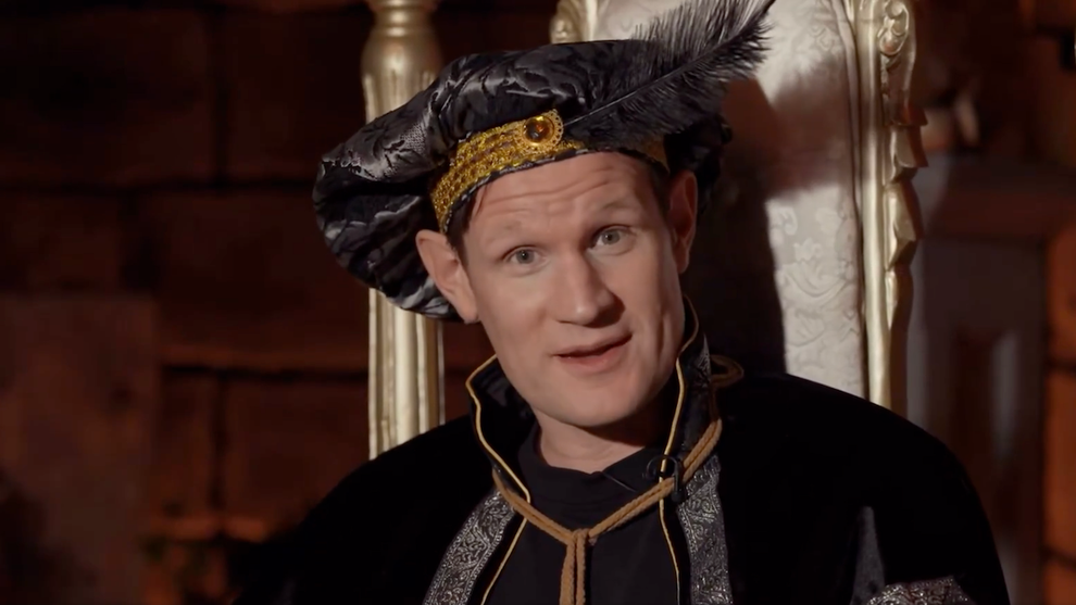 Matt Smith on "Royal Court" with Brittany Broski (Credit: Royal Court/YouTube)